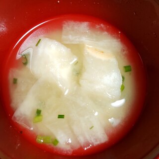 かぶとお麩の味噌汁